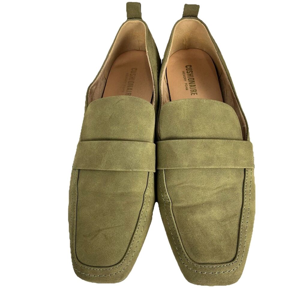 Cushionaire Gramercy Loafers Olive Green Slip On Women Size 11 - Picture 2 of 12